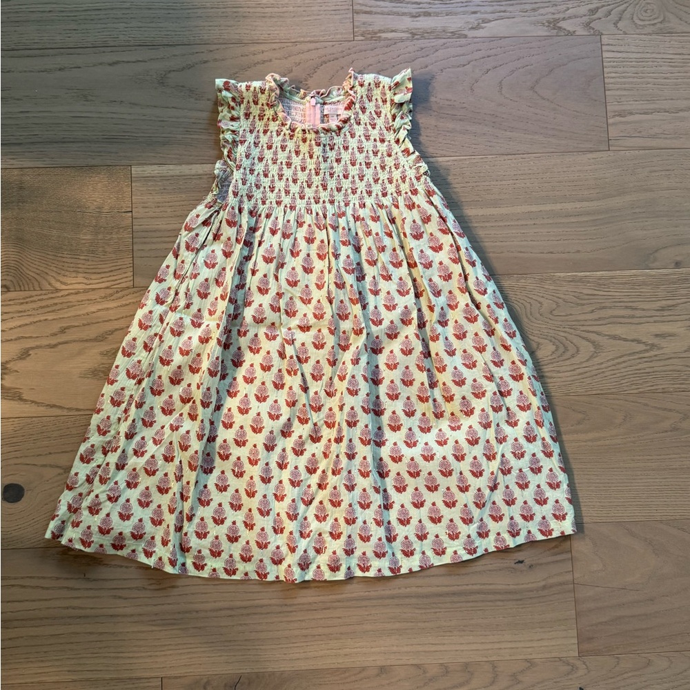 Pink Chicken Girls Stevie Dress - Green Dahlia